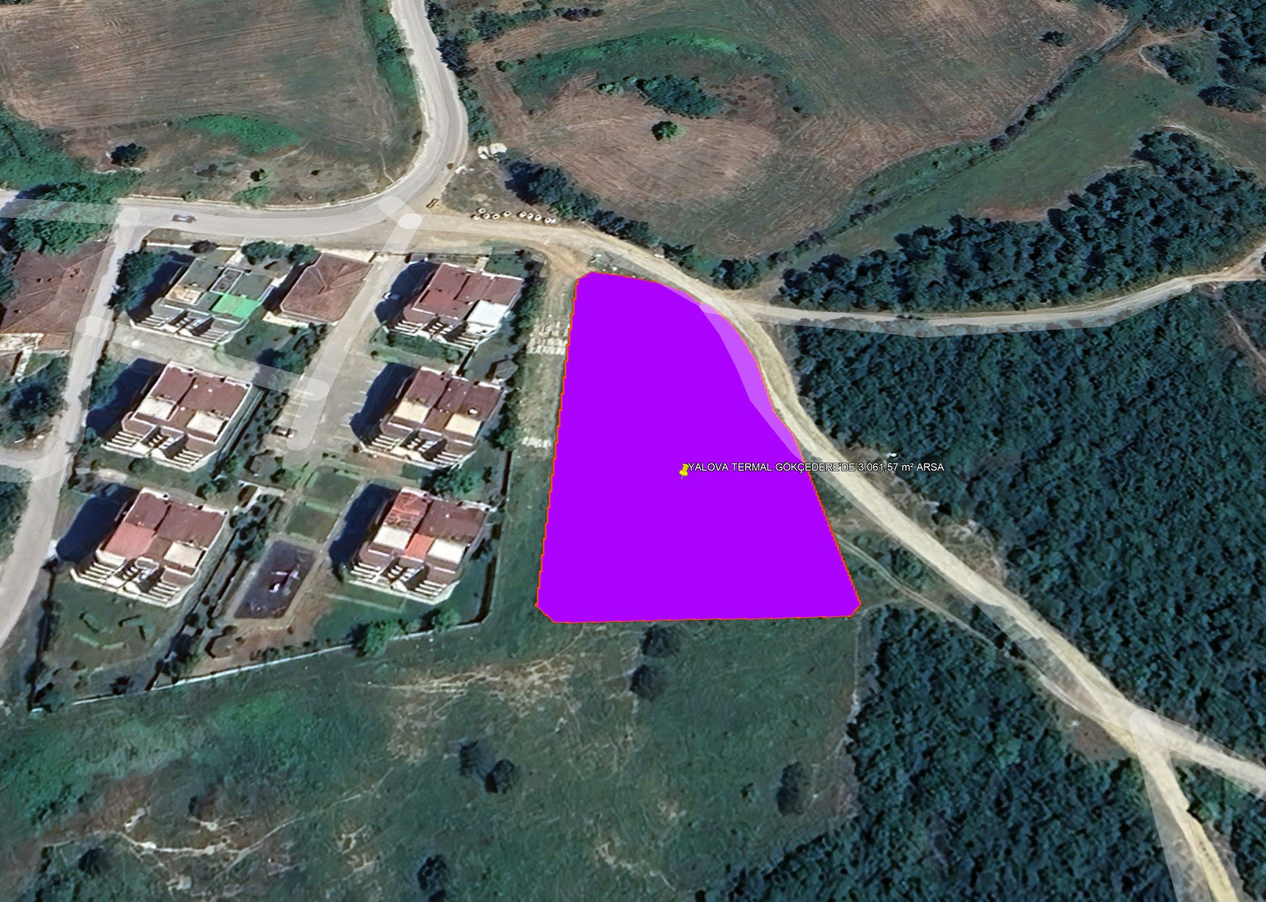 YALOVA İLİ TERMAL İLÇESİ GÖKÇEDERE'DE 3.061,57 m² ARSA 