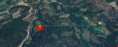 ÇANAKKALE PROVINCE BAYRAMİÇ COUNTY BEŞİK VILLAGE 5.073,39 m² LAND