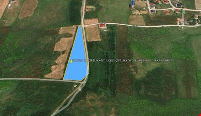YALOVA İLİ ÇİFTLİKKÖY İLÇESİ ÇİFTLİKKÖY MEVKİİ 6566,17 M KARE ARSA CADDEYE CEPHESİ MEVCUTTUR