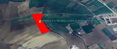 ÇANAKKALE PROVINCE GELIBOLU COUNTY ALAEDDİN VILLAGE 3.661,16 m² LAND