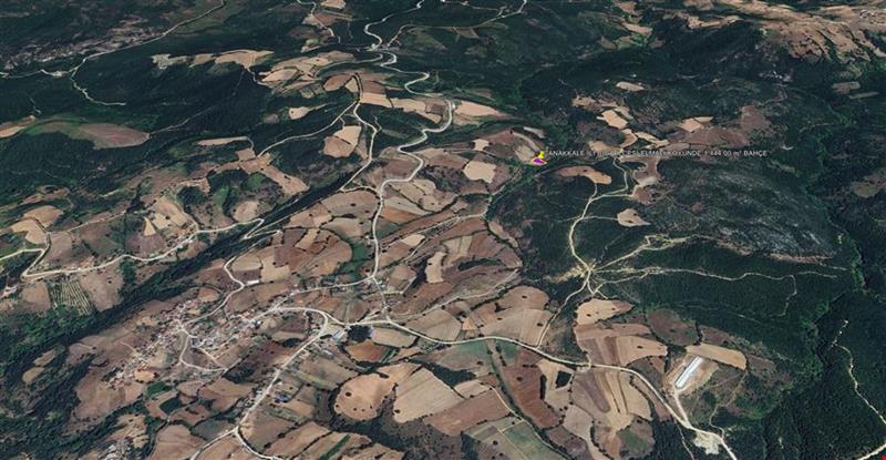 ÇANAKKALE İLİ BİGA İLÇESİ ELMALI KÖYÜNDE 1.444,00 m² BAHÇE KADASTROL YOLA CEPHE