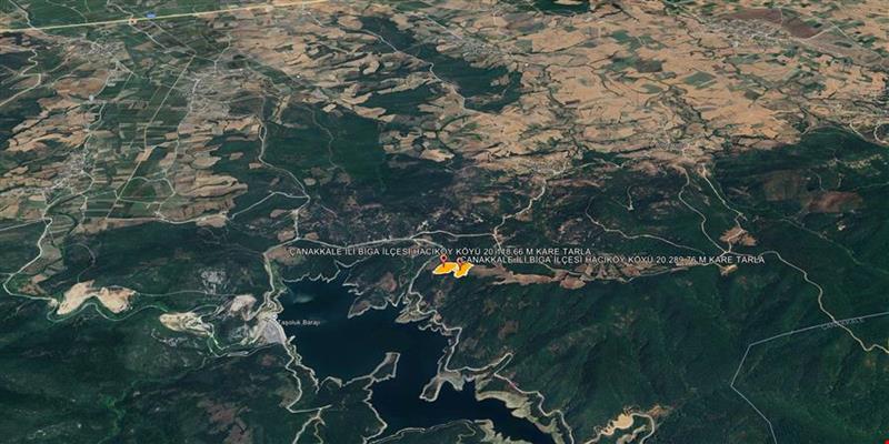 ÇANAKKALE İLİ BİGA İLÇESİ HACIKÖY KÖYÜ 40.408,42 M KARE TARLA