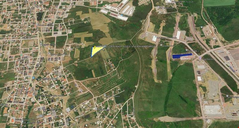 YALOVA İLİ ÇİFTLİKKÖY İLÇESİ ÇİFTLİK MAHALLESİ'NDE 10.434 M KARE ARSA ZÜBEYDE HANIM CADDESİNE CEPHE