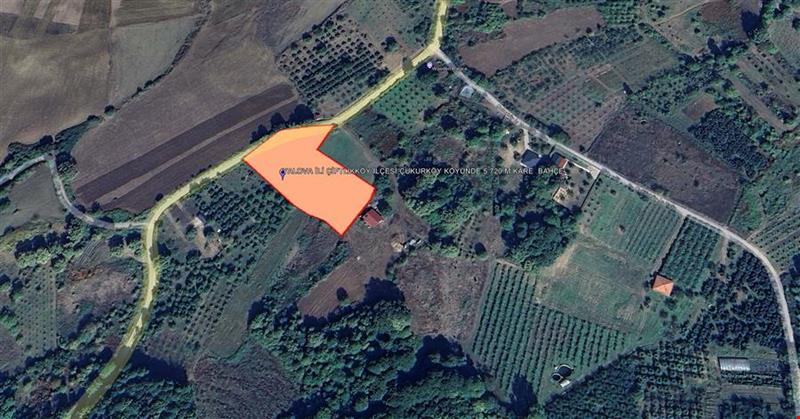 5.720 SQUARE METER GARDEN IN ÇUKURKÖY VILLAGE OF ÇİFTLİKKÖY DISTRICT OF YALOVA PROVINCE