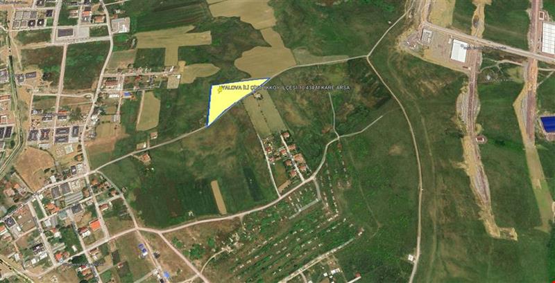 YALOVA İLİ ÇİFTLİKKÖY İLÇESİ ÇİFTLİK MAHALLESİ'NDE 10.434 M KARE ARSA ZÜBEYDE HANIM CADDESİNE CEPHE