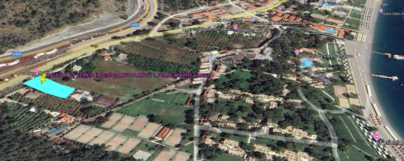 ANTALYA İLİ KEMER İLÇESİ ÇAMYUVA KÖYÜ 1.769,95 M KARE HOTEL