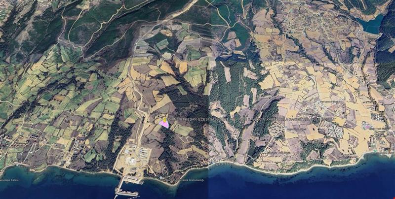 EDİRNE İLİ KEŞAN İLÇESİ SAZLIDERE KÖYÜNDE 6.442,92 M KARE TARLA KADASTROL YOLU MEVCUT