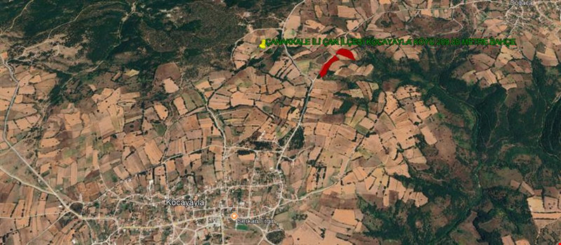 ÇANAKKALE İLİ ÇAN İLÇESİ KOCAYAYLA KÖYÜ 209,00  m² BAHÇE