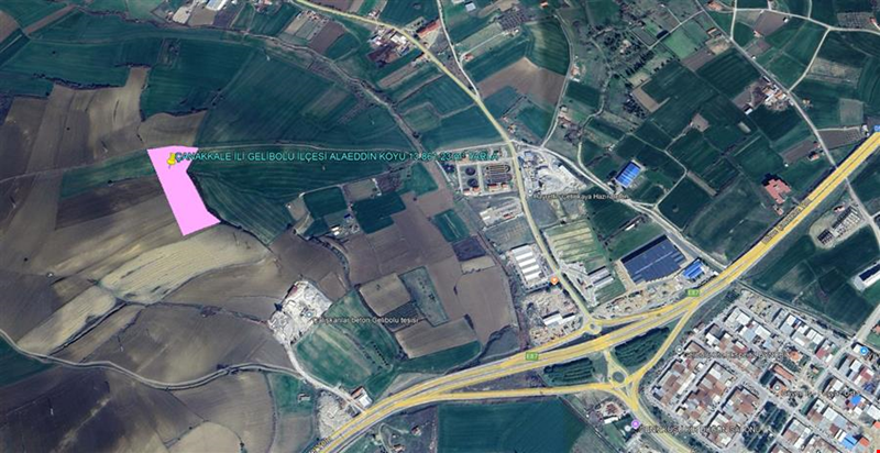 ÇANAKKALE İLİ GELİBOLU İLÇESİ ALAEDDİN KÖYÜ 13.861,06 m² TARLA