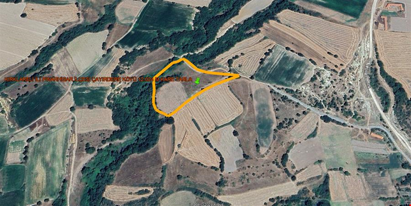 KIRKLARELİ PINARHİSAR İLÇESİ ÇAYIRDERE KÖYÜ 12.024,71 METREKARE TARLA
