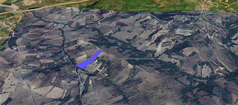 YALOVA İLİ ÇİFTLİKKÖY İLÇESİ ÇUKURKÖY KÖYÜNDE 28.280 M KARE  TARLA