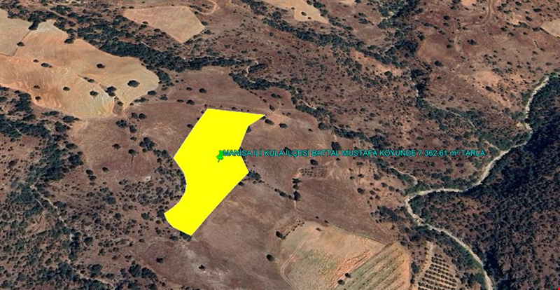MANİSA PROVINCE KULA COUNTY BATTAL MUSTAFA VILLAGE 7.362,61 m² LAND