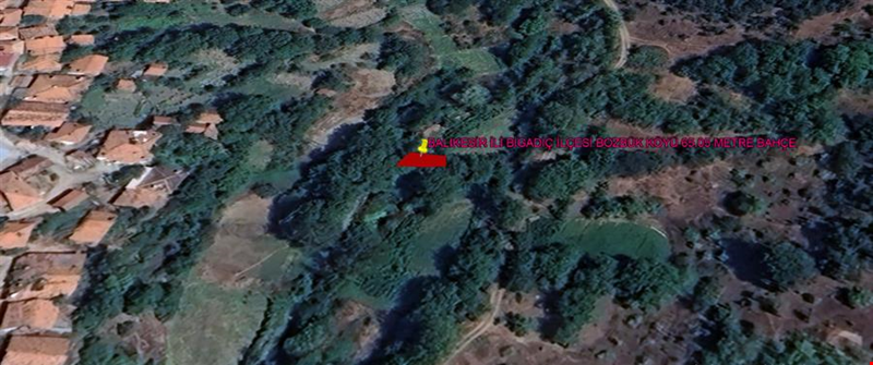 BALIKESİR İLİ BİGADİÇ İLÇESİ BOZBÜK KÖYÜ 65,05 m²  BAHÇE