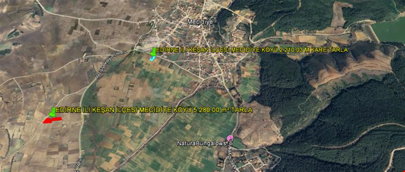 EDİRNE İLİ KEŞAN İLÇESİ MECİDİYE KÖYÜ 5.280,00 m² DENİZ GÖRÜR TARLA