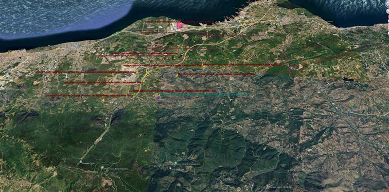 YALOVA İLİ ÇİFTLİKKÖY İLÇESİ DEREKÖY KÖYÜNDE KADASTROL YOLA CEPHE 17.515,35 M KARE TARLA