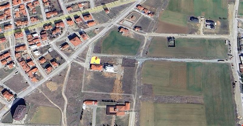 472,88 M SQUARE LAND CORNER PARCEL INFRASTRUCTURE READY IN THE CENTRAL DISTRICT OF UŞAK PROVINCE ENVIRONMENT NEIGHBORHOOD