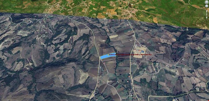 مقاطعة يالوفا قرية يالوفا çi̇ftli̇kköy i̇lasköy قرية 19.001 م مربع واجهة طريق مساحية ميدانية