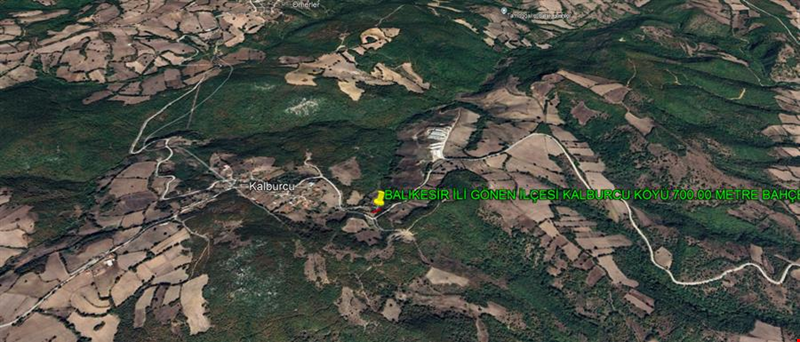 BALIKESİR İLİ GÖNEN İLÇESİ KALBURCU KÖYÜ 700,00 m²  BAHÇE