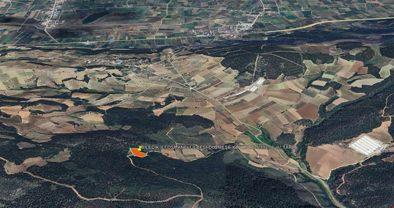 BİLECİK İLİ OSMANELİ İLÇESİ DÜZMEŞE KÖYÜNDE 5.192,86 m² TARLA