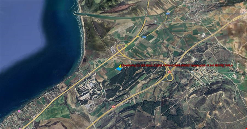 ÇANAKKALE İLİ GELİBOLU İLÇESİ KAVAK/CUMHURİYET KÖYÜ 14.545 m²  TARLA