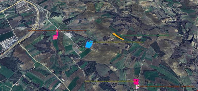 LAPSEKİ GAZİSÜLEYMAN PAŞA MAHALLESİNDE FULL BOĞAZ VE KÖPRÜ MANZRALI 22.534 M KARE TARLA