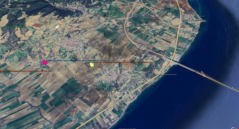 GELİBOLU SÜTLÜCE KÖYÜNDE DENİZ MANZARALI 14.799,82 M KARE TARLA