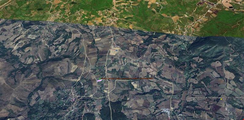 YALOVA PROVINCE ÇİFTLİKKÖY DISTRICT İLYASKÖY VILLAGE 4.075 M SQUARE FIELD FRONTING THE CADASTRAL ROAD