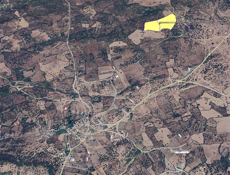 ÇANAKKALE İLİ EZİNE İLÇESİ YAYLACIK KÖYÜNDE 64.400,00 m² EKO İMAR İÇERİSİNDE DENİZ GÖREN TARLA