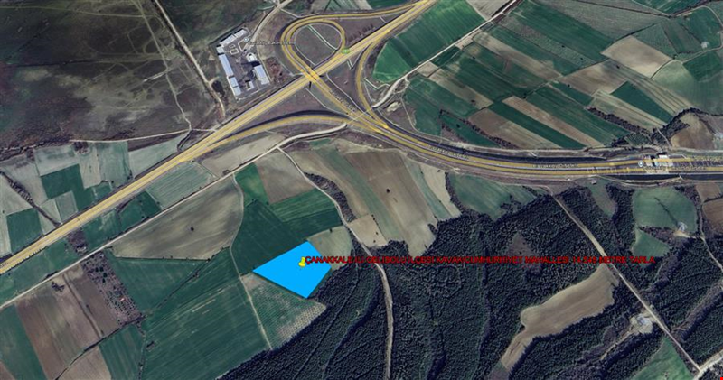 ÇANAKKALE İLİ GELİBOLU İLÇESİ KAVAK/CUMHURİYET KÖYÜ 14.545 m²  TARLA