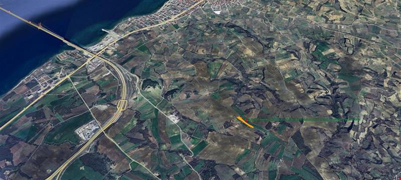 8.595,35 SQUARE METER FIELD WITH FULL BOSPHORUS VIEW IN LAPSEKI GAZİ SULEYMAN PAŞA
