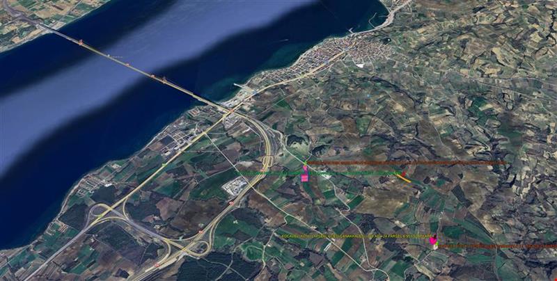 LAPSEKİ GAZİSÜLEYMAN PAŞA MAHALLESİNDE FULL BOĞAZ VE KÖPRÜ MANZRALI 20.835 M KARE TARLA
