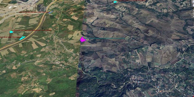 YALOVA İLİ ÇİFTLİKKÖY İLÇESİ DEREKÖY KÖYÜNDE KADASTROL YOLA CEPHE 17.515,35 M KARE TARLA