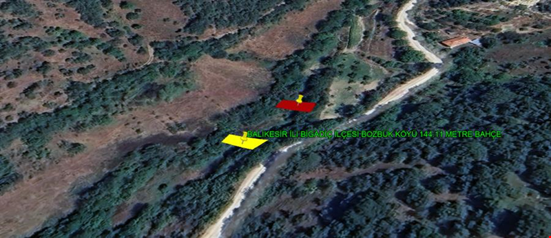 BALIKESİR İLİ BİGADİÇ İLÇESİ BOZBÜK KÖYÜ 144,11 m²  BAHÇE