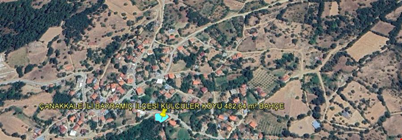 ÇANAKKALE İLİ BAYRAMİÇ İLÇESİ KÜLCÜLER KÖYÜ 482,78 m² BAHÇE