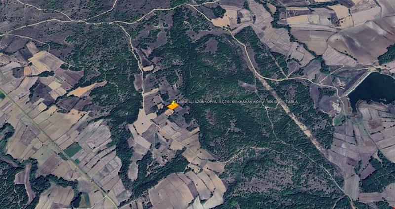 EDİRNE İLİ UZUNKÖPRÜ İLÇESİ KIRKKAVAK KÖYÜ1.500,00  m² TARLA