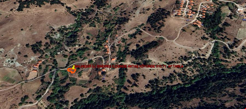 BALIKESİR İLİ SINDIRGI İLÇSİNDE AKTAŞ KÖYÜNDE 310,71  m² TARLA