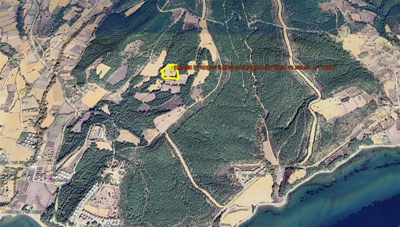 EDİRNE İLİ KEŞAN İLÇESİ SAZLIDERE KÖYÜNDE 10.362,90  m² DENİZE 800 METRE MESAFEDE TARLA