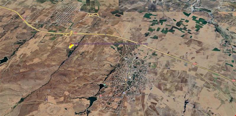 ANKARA İLİ EVREN MERKEZ İLÇESİNDE 49.079,96 M KARE ARSA KÖY ASFALTINA CEPHE
