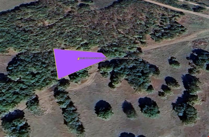BURSA İLİ ORHANGAZİ İLÇESİ MAHMUDİYE KÖYÜNDE 598,20 m² TARLA