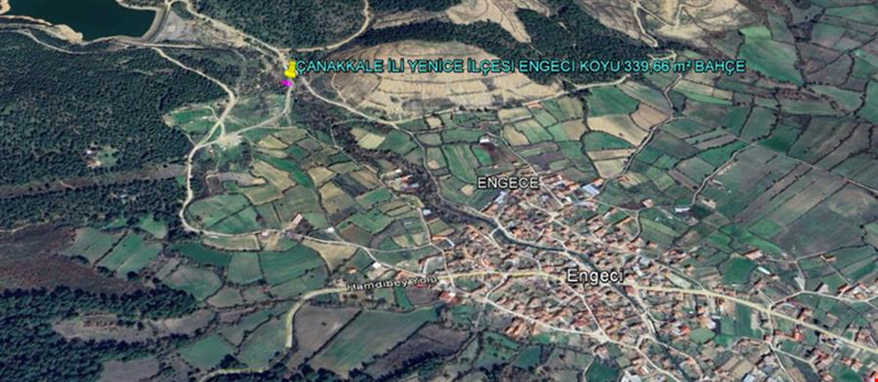 ÇANAKKALE İLİ YENİCE İLÇESİ ENGECİ KÖYÜ 339,66 m² BAHÇE