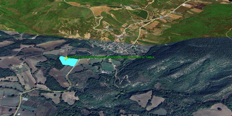 YALOVA İLİ ALTINOVA İLÇESİ KARADERE KÖYÜ 13.850,00  m² TARLA
