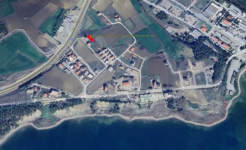 ÇANAKKALE İLİ GELİBOLU İLÇESİ ALAEDDİN KÖYÜ 648.43 M KARE TARLA