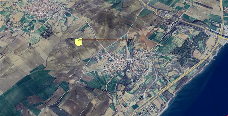 GELİBOLU SÜTLÜCE KÖYÜNDE DENİZ MANZARALI 14.799,82 M KARE TARLA