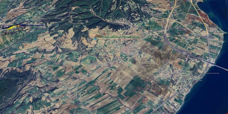 GELİBOLU BAYIRKÖY DE FULL BOĞAZ VE KÖPRÜ MANZARALI 5.063,80 m2 KARE TARLA