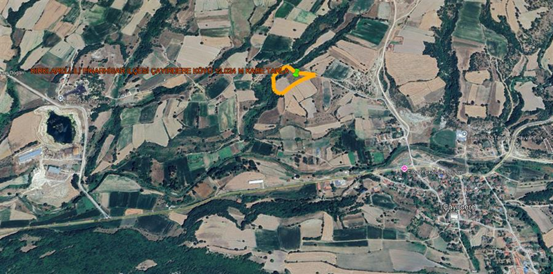 KIRKLARELİ PINARHİSAR İLÇESİ ÇAYIRDERE KÖYÜ 12.024,71 METREKARE TARLA