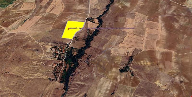 ANKARA İLİ EVREN MERKEZ İLÇESİNDE 49.079,96 M KARE ARSA KÖY ASFALTINA CEPHE