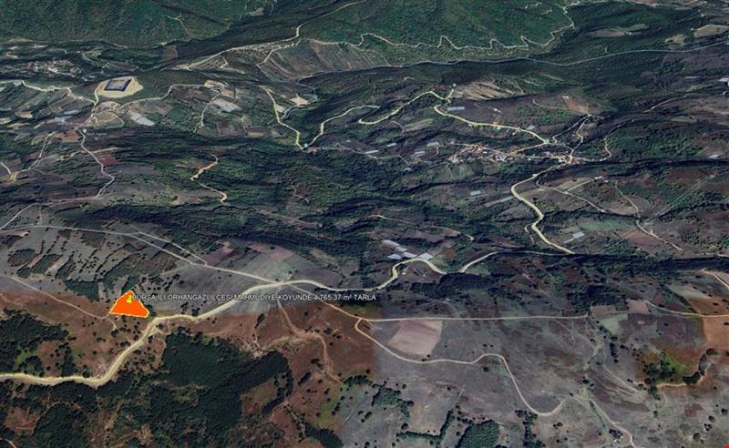 BURSA İLİ ORHANGAZİ İLÇESİ MAHMUDİYE KÖYÜNDE 4.765,37 m² TARLA