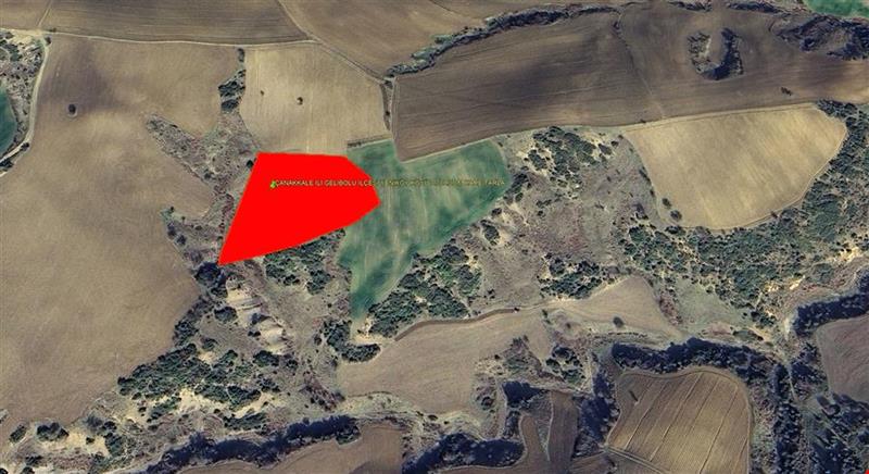 ÇANAKKALE İLİ GELİBOLU İLÇESİ YENİKÖY KÖYÜ 7.700,00 M KARE TARLA