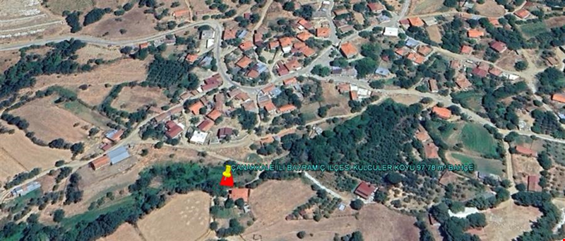 ÇANAKKALE İLİ BAYRAMİÇ İLÇESİ KÜLCÜLER KÖYÜ 97,78 m² BAHÇE