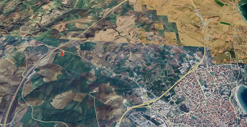 ÇANAKKALE İLİ GELİBOLU İLÇESİ ALAEDDİN KÖYÜ 7.441,39  m² TARLA KADASTROL YOLA CEPHELİ